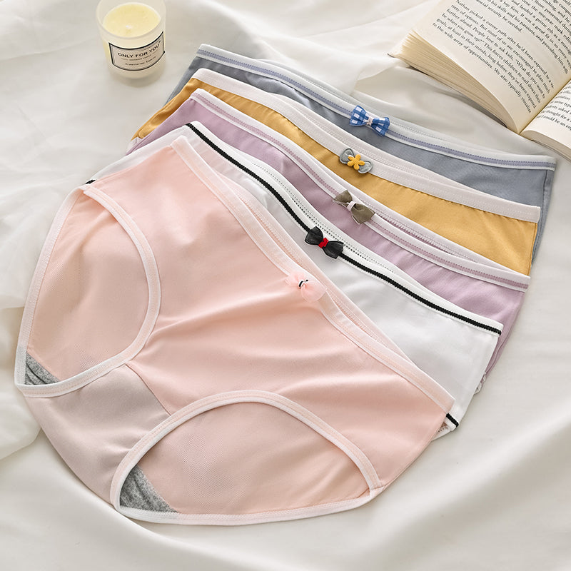 Celana Dalam Wanita Katun Polos Pita / Pakaian Dalam Wanita / CD Kolor Cewek CDW005