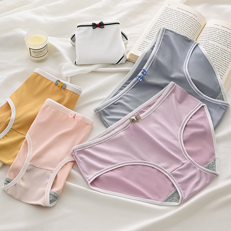 Celana Dalam Wanita Katun Polos Pita / Pakaian Dalam Wanita / CD Kolor Cewek CDW005